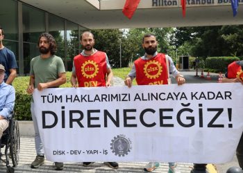 Taksim Hilton Otel’de çalışan işçiler 3 aydır haklarını alamıyor