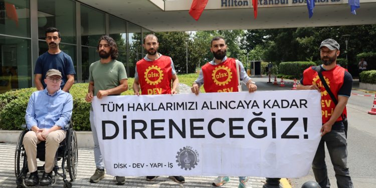 Taksim Hilton Otel’de çalışan işçiler 3 aydır haklarını alamıyor