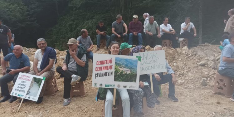 Giresun’da maden protestosu: Fatsa’dan Şirnak’a kadar talan aynı aklın ürünü