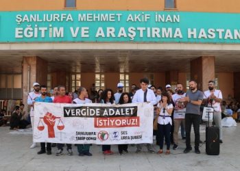 Sağlık emekçileri vergide adalet istiyor
