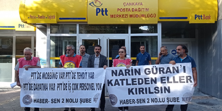 PTT’de yaşanan sorunlara karşı taleplerini açıkladılar PTT’de yaşanan sorunlara karşı taleplerini açıkladılar