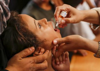Gazze’de çocuk felcine karşı aşı kampanyasında ilk gün