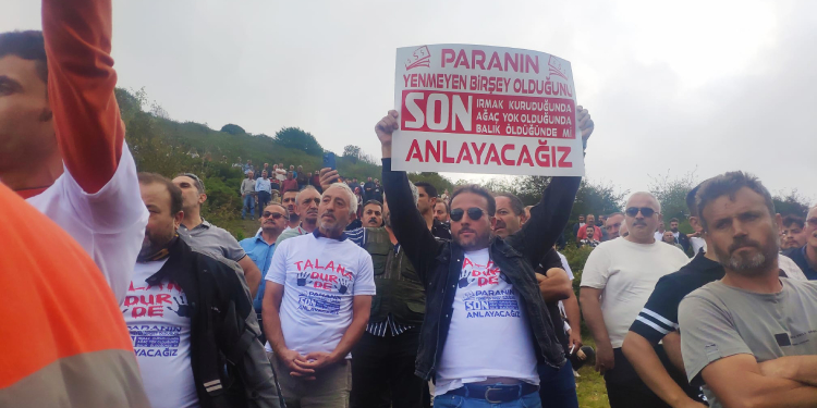 Orduluların tepkisi üzerine sondaj çalışması durduruldu Orduluların tepkisi üzerine sondaj çalışması durduruldu