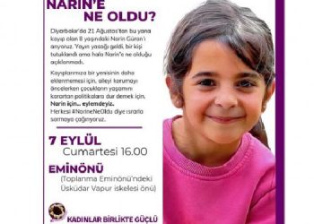 Kadınlar Narin Güran için biraya gelecek