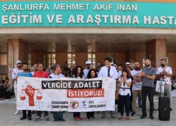 Sağlık emekçileri vergide adalet istiyor