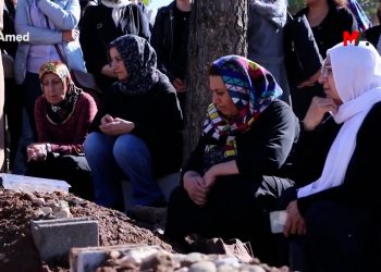 Kadınlardan Evin Demirtaş’ın mezarına ve taziyesine ziyaret