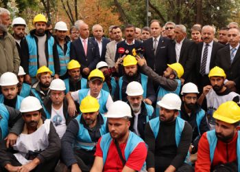 Fernas işçileri Soma’ya doğru yola çıktı