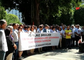 İHD’ye yönelik tehdit protesto edildi