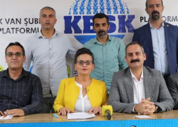 KESK miting çalışmalarının startını Van’da verdi