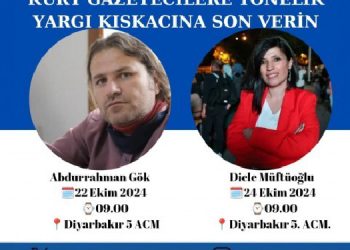 Gazeteci Gök ve Müftüoğlu’nun duruşmalarına çağrı