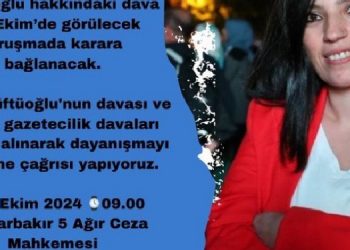 DFG Eşbaşkanı Müftüoğlu’nun duruşması başladı