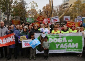 Eskişehir’de madene karşı yürüyüş