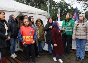 90 gündür direnen kadın işçi: Kazanana kadar buradayım