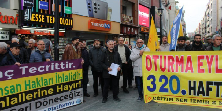 KHK eylemi 320’nci haftada KHK eylemi 320’nci haftada