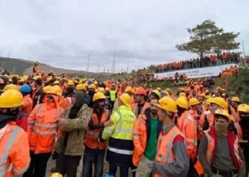 Akkuyu’da çalışanlar iş bıraktı