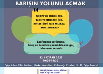 Barış İçin Toplumsal Girişim’den “Barışa giden yol” konferansı