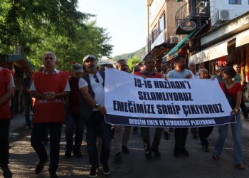 Dêrsim’de kayyım tarafından işten atılan işçiler için yürüyüş