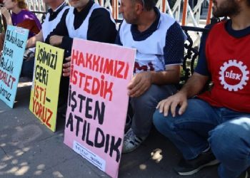 Beltur işçileri gözaltına alındı