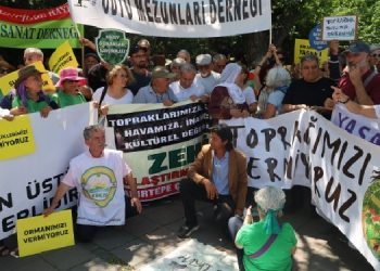 Zeytinlikler için Meclis önünden seslendiler: İşgal yasasını durdurun