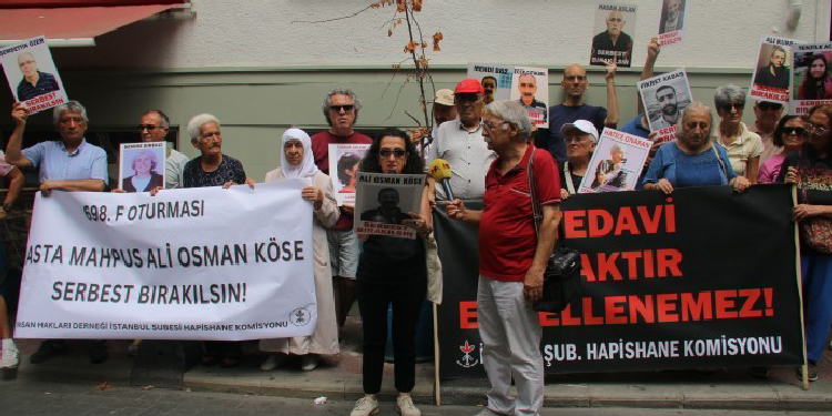 F Oturması’nda kanser hastası Köse’nin serbest bırakılması talebi F Oturması’nda kanser hastası Köse’nin serbest bırakılması talebi