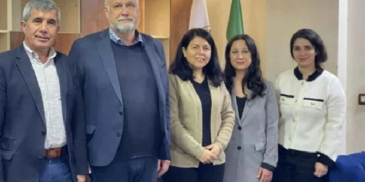 MSD ve Süveyda heyeti görüştü MSD ve Süveyda heyeti görüştü