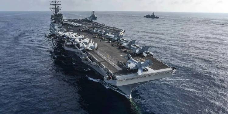 İngiliz basını: ABD uçak gemisi USS Gerald R. Ford Cebelitarık’tan geçti, Akdeniz’e ilerliyor İngiliz basını: ABD uçak gemisi USS Gerald R. Ford Cebelitarık’tan geçti, Akdeniz’e ilerliyor
