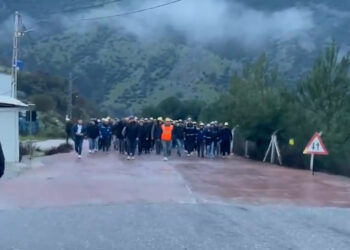 Polyak Maden işçileri hakları için yürüyor