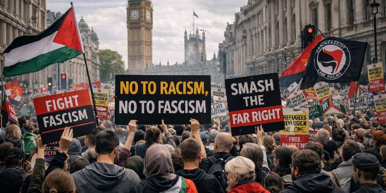Londra’da Faşizme Karşı Tarihi Bir Gün Londra’da Faşizme Karşı Tarihi Bir Gün