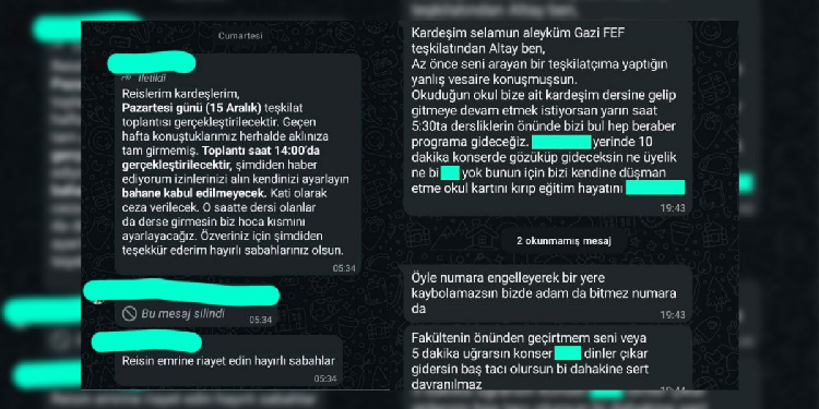 Üniversite öğrencilerine ‘Ülkücü’ ve polis tehdidi Üniversite öğrencilerine ‘Ülkücü’ ve polis tehdidi