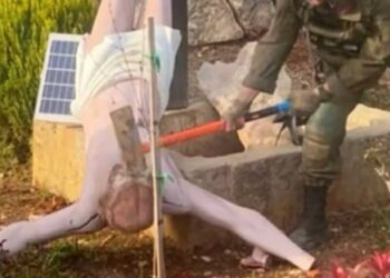 Lübnan’da Hz. İsa heykelini parçalayan İsrail askerine 30 gün hapis