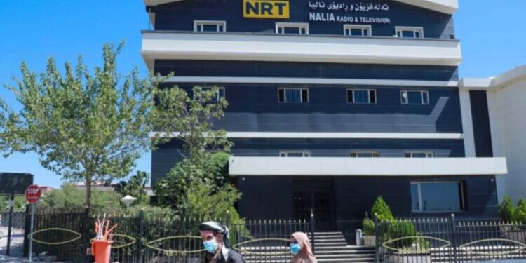 NRT Kanalı’nın Silêmanî’deki genel merkezine silahlı saldırı
