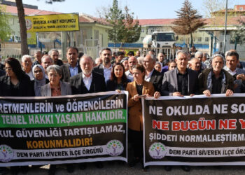 DEM Parti heyeti Siverek’te: Güvenlikli okulları hep birlikte yapabiliriz