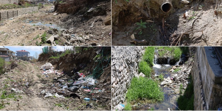 DSİ’nin temizlemediği kanal hem gölü hem çevreyi kirletiyor