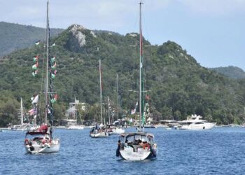 Küresel Sumud Filosu 54 tekneyle Rodos Adası’nın doğusunda ilerliyor