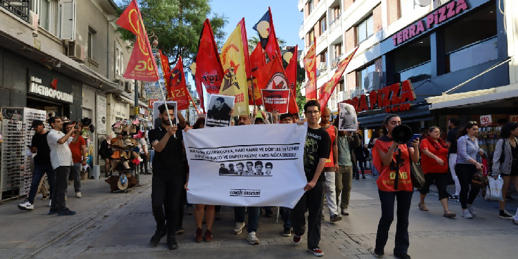 Gençlik örgütleri devrimci öncüleri yürüyüşle andı Gençlik örgütleri devrimci öncüleri yürüyüşle andı