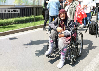 82 yaşında 1 Mayıs’ta: Başkanımızı serbest bırakın