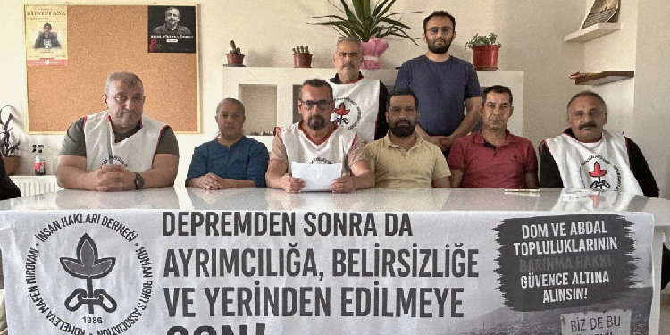 İHD: Dom, Roman ve Abdal toplulukları yerinden edilme riskiyle karşı karşıya İHD: Dom, Roman ve Abdal toplulukları yerinden edilme riskiyle karşı karşıya