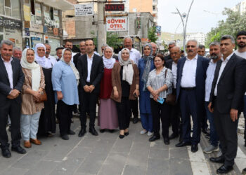 Êlih’te DEM Parti ve DBP’den bayramlaşma