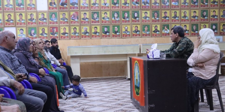 Mazlum Ebdî serbest kalan esirlerle buluştu Mazlum Ebdî serbest kalan esirlerle buluştu