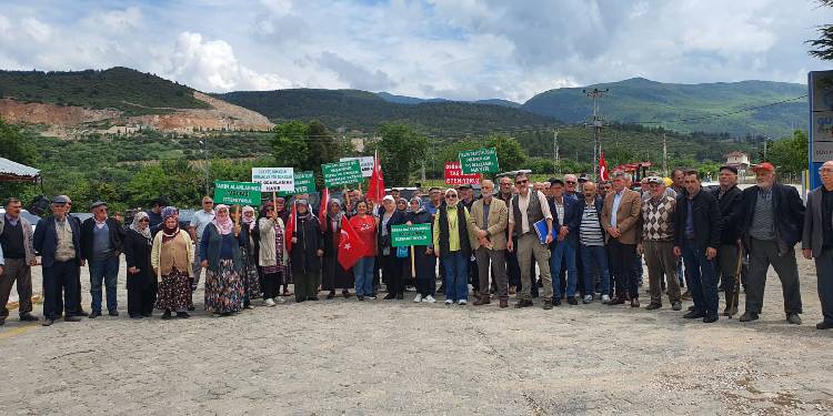 Tokat’ta taş ocağı tepkisi Tokat’ta taş ocağı tepkisi