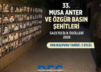 33. Musa Anter Gazetecilik Ödülleri başvuruları başladı 33. Musa Anter Gazetecilik Ödülleri başvuruları başladı