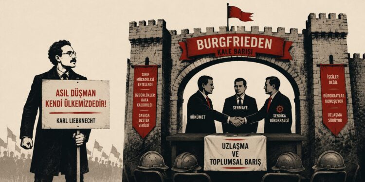 Çakır: “Burgfrieden” siyaseti ve Alman sendikaları