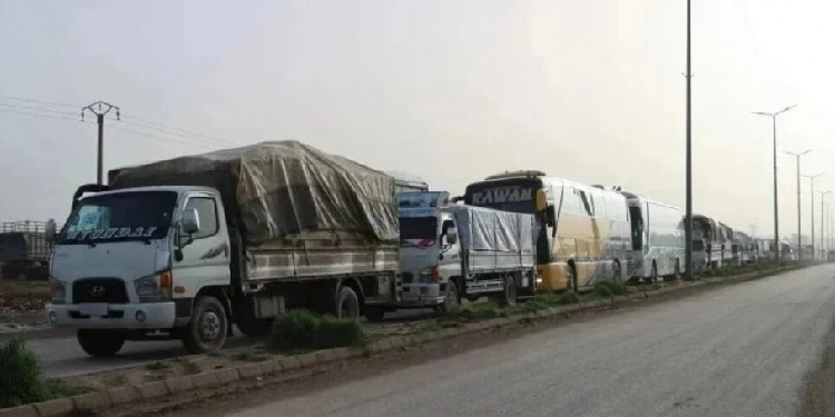 Yerinden edilen bin 700 aile Efrîn’e ulaştı Yerinden edilen bin 700 aile Efrîn’e ulaştı