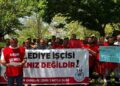 Belediye işçisine şiddete tepki