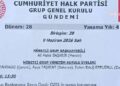 CHP Grubu’ndan Meclis Başkanlığı’na başvuru