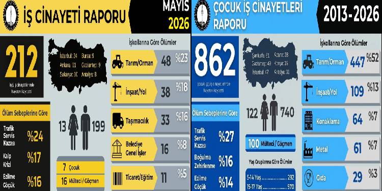 İSİG: 13 yılda 862 çocuk iş cinayetlerinde öldü İSİG: 13 yılda 862 çocuk iş cinayetlerinde öldü