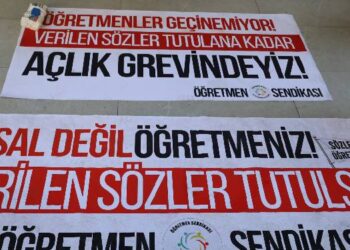 Öğretmenlerin açlık grevi ikinci gününde