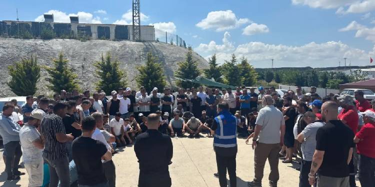 Özşen Maden işçilerinin eylemi 23’üncü gününde: Sabrımız tükendi Özşen Maden işçilerinin eylemi 23’üncü gününde: Sabrımız tükendi