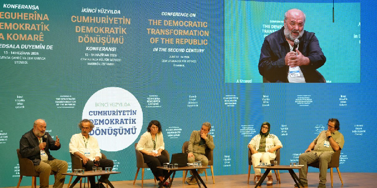 Konferansın ilk gününde demokratik Cumhuriyet ve birlikte yaşam çağrısı Konferansın ilk gününde demokratik Cumhuriyet ve birlikte yaşam çağrısı