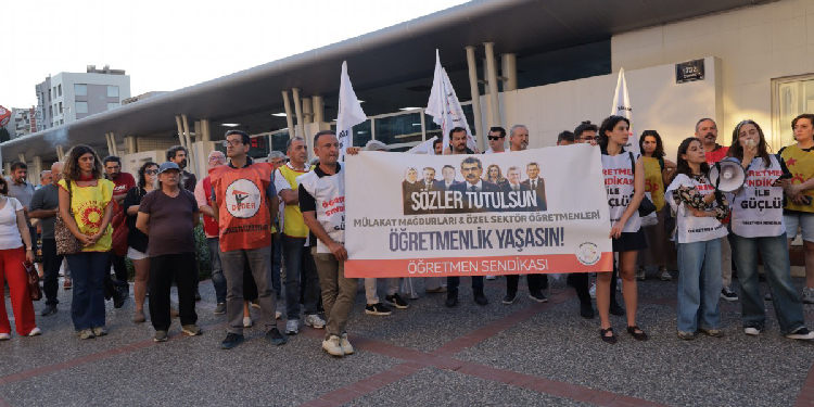 Özel sektör öğretmenleri: Güvencesizliğe teslim olmayacağız Özel sektör öğretmenleri: Güvencesizliğe teslim olmayacağız